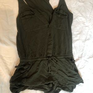 Olive Green Romper from Garage